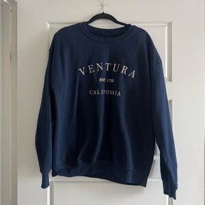 Ventura California Navy Blue Crewneck
